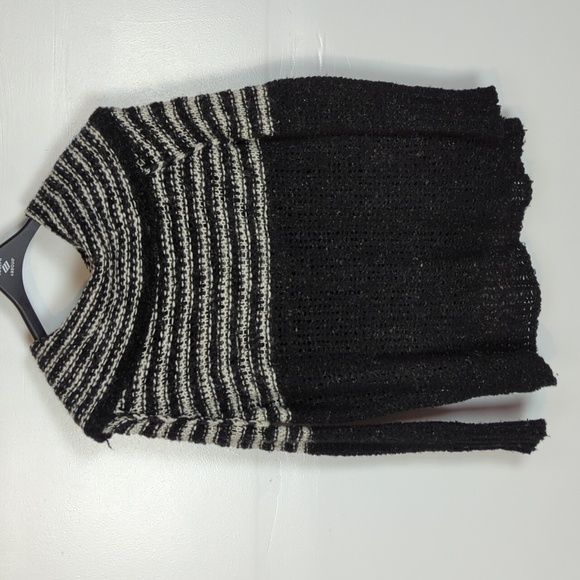 Free People Engineer Striped Oversize Sweater - Picture 1 of 14